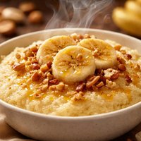 Semolina with Banana Nuts