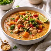Senegalese Chicken and Peanut Soup
