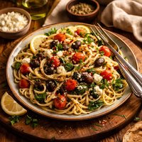 Sensational Greek Linguine