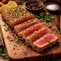 Sesame and Black Pepper Seared Tuna