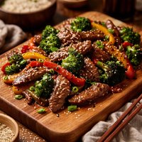Sesame Beef Stir Fry