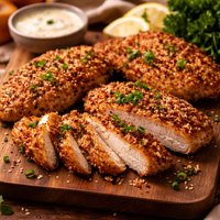 Sesame Chicken Cutlets