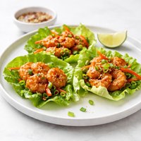 Sesame Chicken or Shrimp Lettuce Wrap
