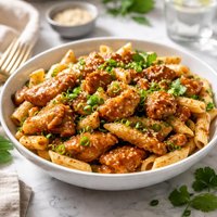 Sesame Chicken Penne Pasta