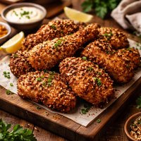 Sesame Fried Chicken Baked