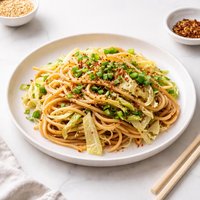 Sesame Noodles with Napa Cabbage