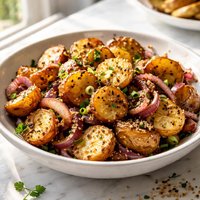 Sesame Onion Potatoes