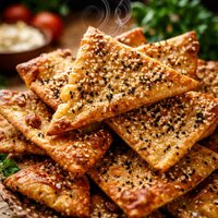 Sesame Pita Crisps