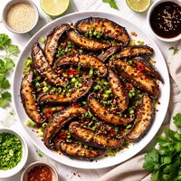 Sesame Portobello Mushrooms