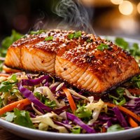 Sexy Salmon and Sassy Slaw