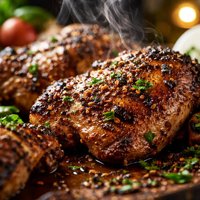 Shaker Style Grilled Chicken Thighs