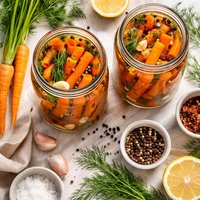 Shaker Style Pickled Carrots