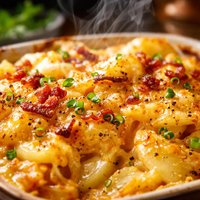 Sharp Cheddar Potato Bake