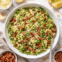 Shaved Brussels Sprouts with Pancetta