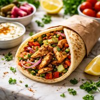 Shawarma Djaj Chicken Shawarma Lebanon Middle East