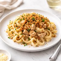 Sherried Chicken and Fettucini Casserole