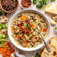 Sherried Wild Rice Soup