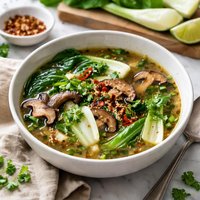Shiitake Bok Choy Soup
