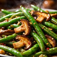 Shiitake French Style Green Beans
