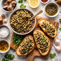 Shiitake Mushroom and Caper Caviar