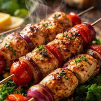 Shish Taouk Chicken Kabobs
