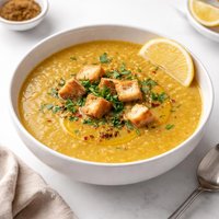 Shorbat Adas Middle Eastern Lentil Soup