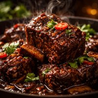 Short Ribs Braised in Coffee Ancho Chile Sauce