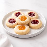 Shortbread Cookies with Jam or Jelly Centers