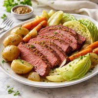 Shortcut Corned Beef and Cabbage