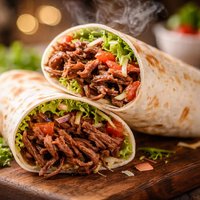 Shredded Beef Wraps