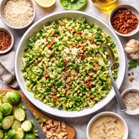 Shredded Brussels Sprouts Scallions Gourmet