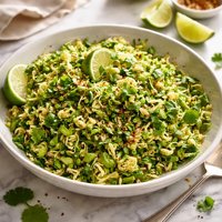 Shredded Brussels Sprouts with Lime