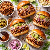 Shredded Pork Sandwiches