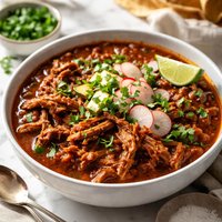 Shredded Pork Stew with Smoky Chipotle Tomato Sauce