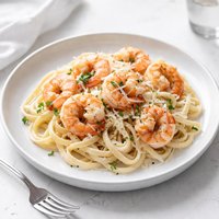 Shrimp Alfredo by Maggie