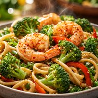 Shrimp and Broccoli Noodle Salad 30 Minutes or Less