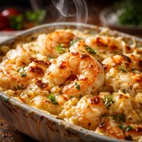 Shrimp and Crab Au Gratin