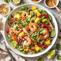 Shrimp and Mango Salad with Glass Noodles