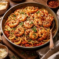 Shrimp and Pasta Picante