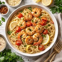 Shrimp and Scallop Pasta Rice Sauce