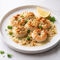 Shrimp and Scallops Au Gratin