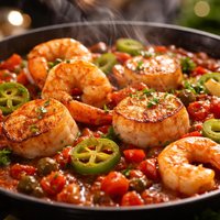 Shrimp and Scallops Veracruz Ww