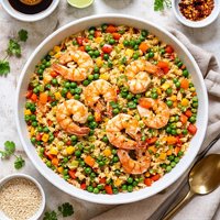 Shrimp and Vegetable Fried Rice