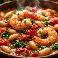 Shrimp and White Bean Stew