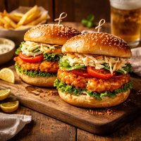 Shrimp Burgers