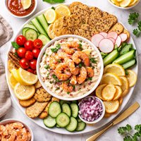 Shrimp Cocktail Cracker Spread