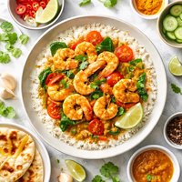 Shrimp Curry Rice
