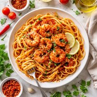 Shrimp Diablo W Fettuccine