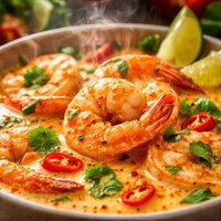Shrimp in Spicy Coconut Milk