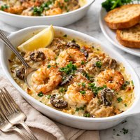 Shrimp Mushroom Mornay